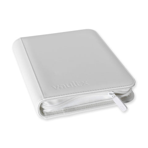 VAULT X - 4 POCKET EXO-TEC  ZIP BINDER - WHITE EDITION